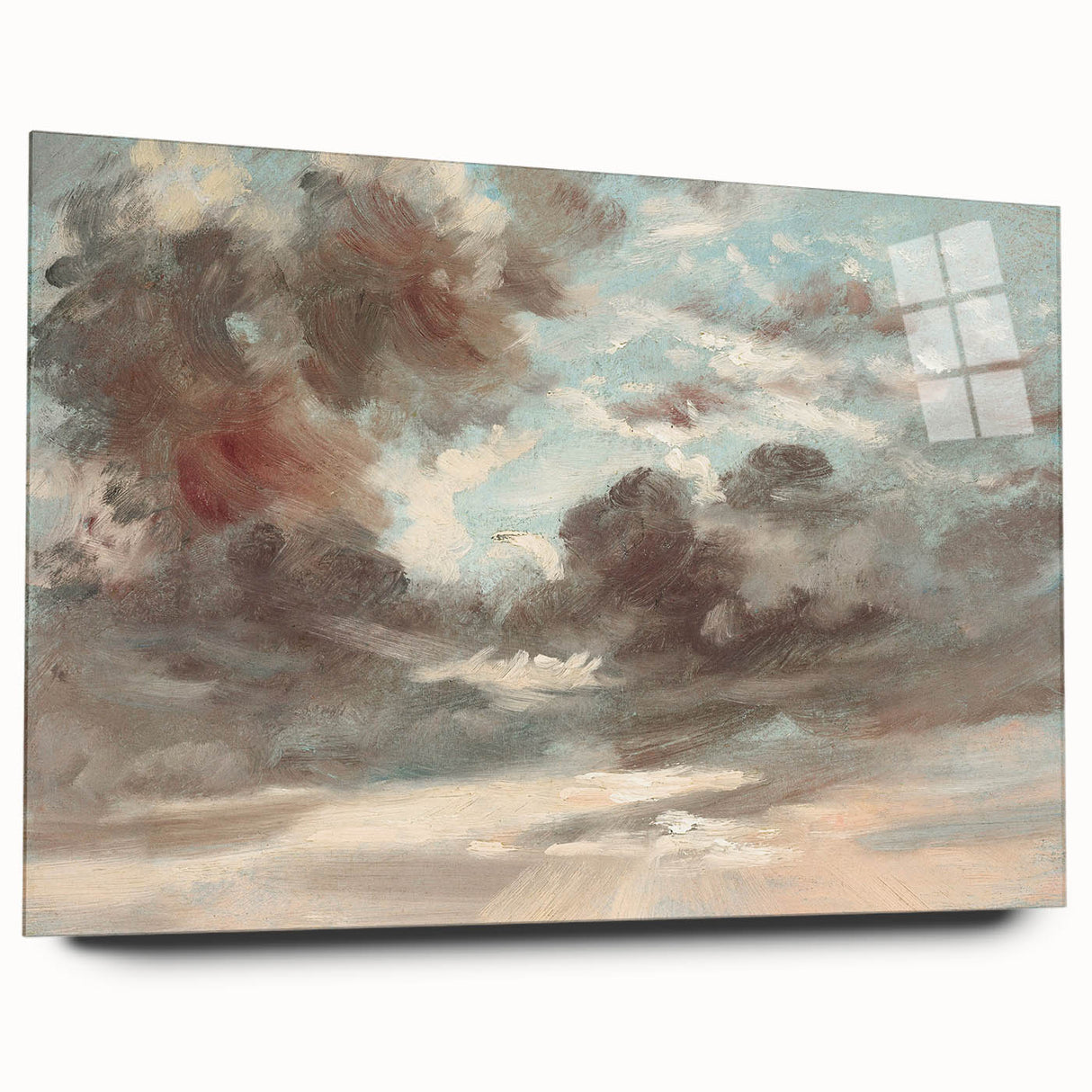 Romanticism Art - Stormy Sunset Cloud Study by John Constable