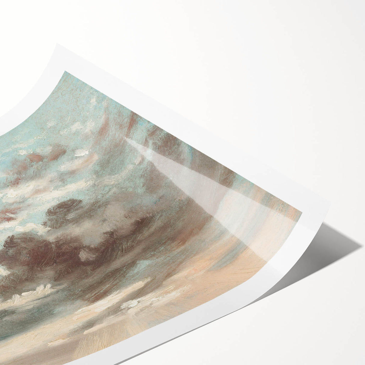 Romanticism Art - Stormy Sunset Cloud Study by John Constable