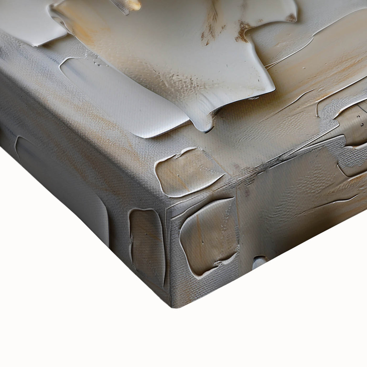 Close-up of an abstract figurative wall art canvas showcasing vibrant colors and intricate textures, perfect for modern home decor and artistic expression.