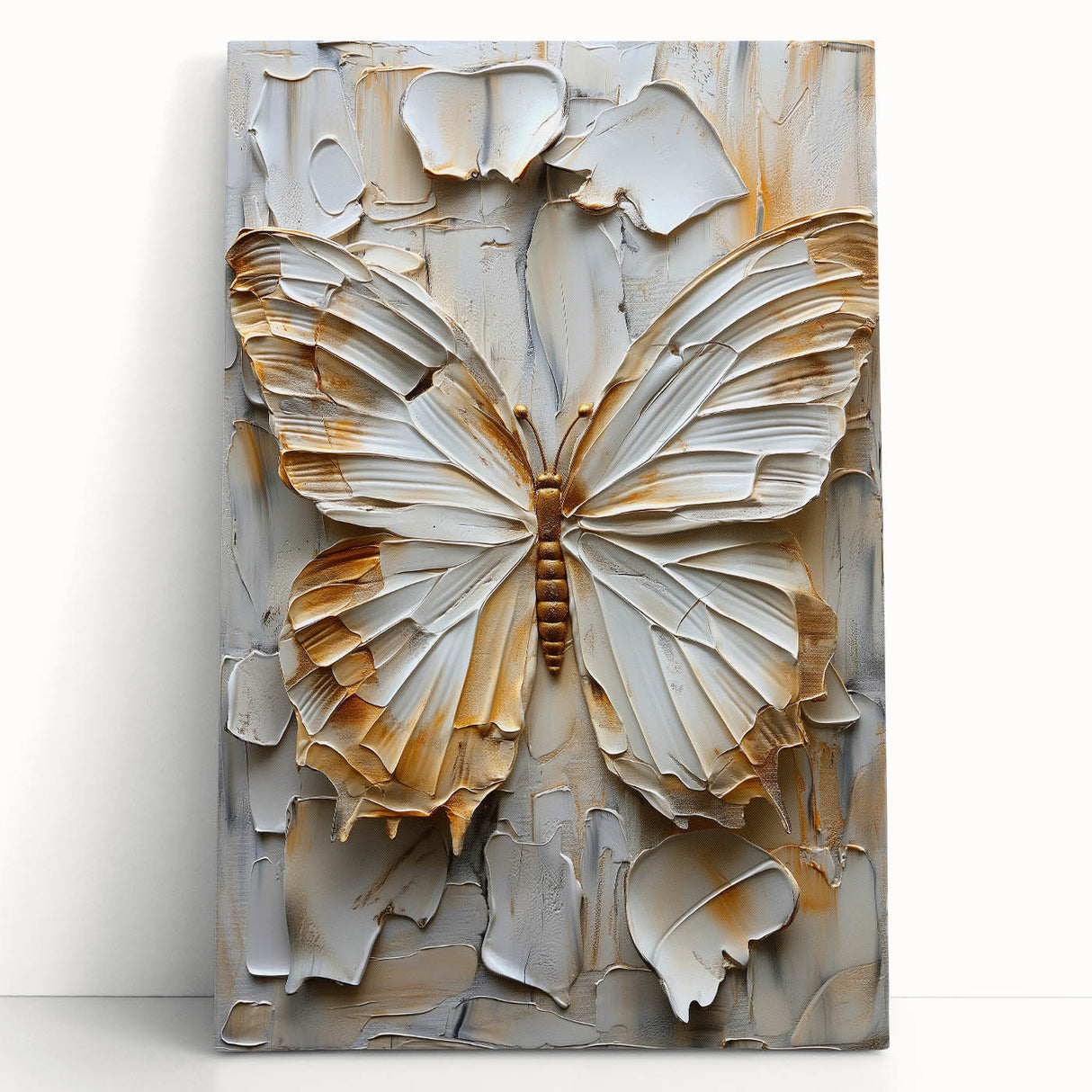 Abstract figurative wall art on a stretched canvas, showcasing vibrant colors and dynamic shapes. Perfect for modern home decor, adding a touch of creativity and style.