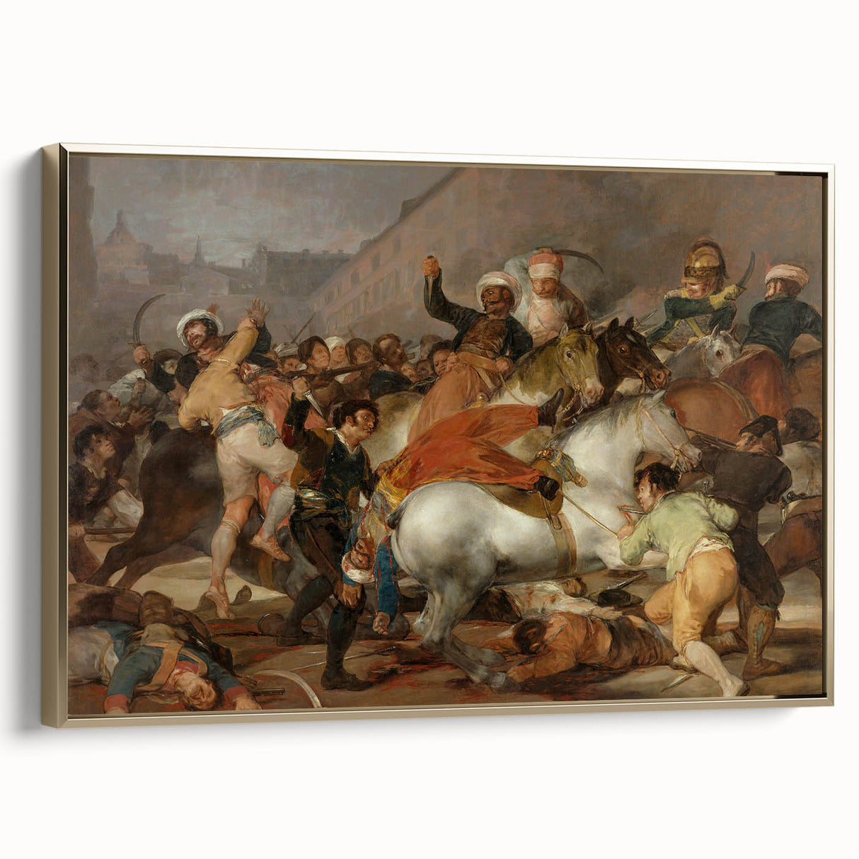 Romanticism Art - The Second of May 1808 by Francisco Goya Print