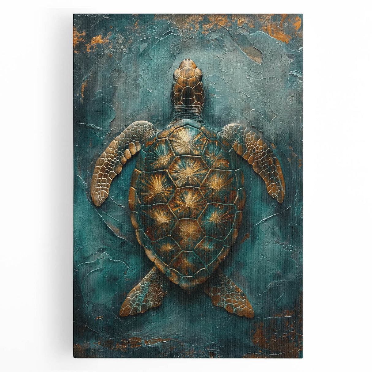 Abstract figurative wall art on stretched canvas showcasing vibrant colors and dynamic shapes, ideal for modern home decor and artistic expression.