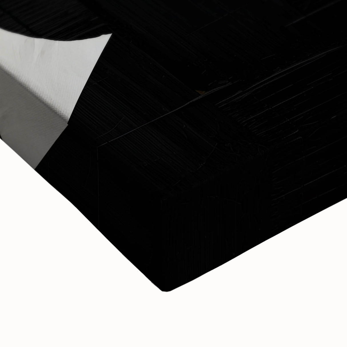 Modern Black & White Dining Room Wall Art - Abstract Canvas Print