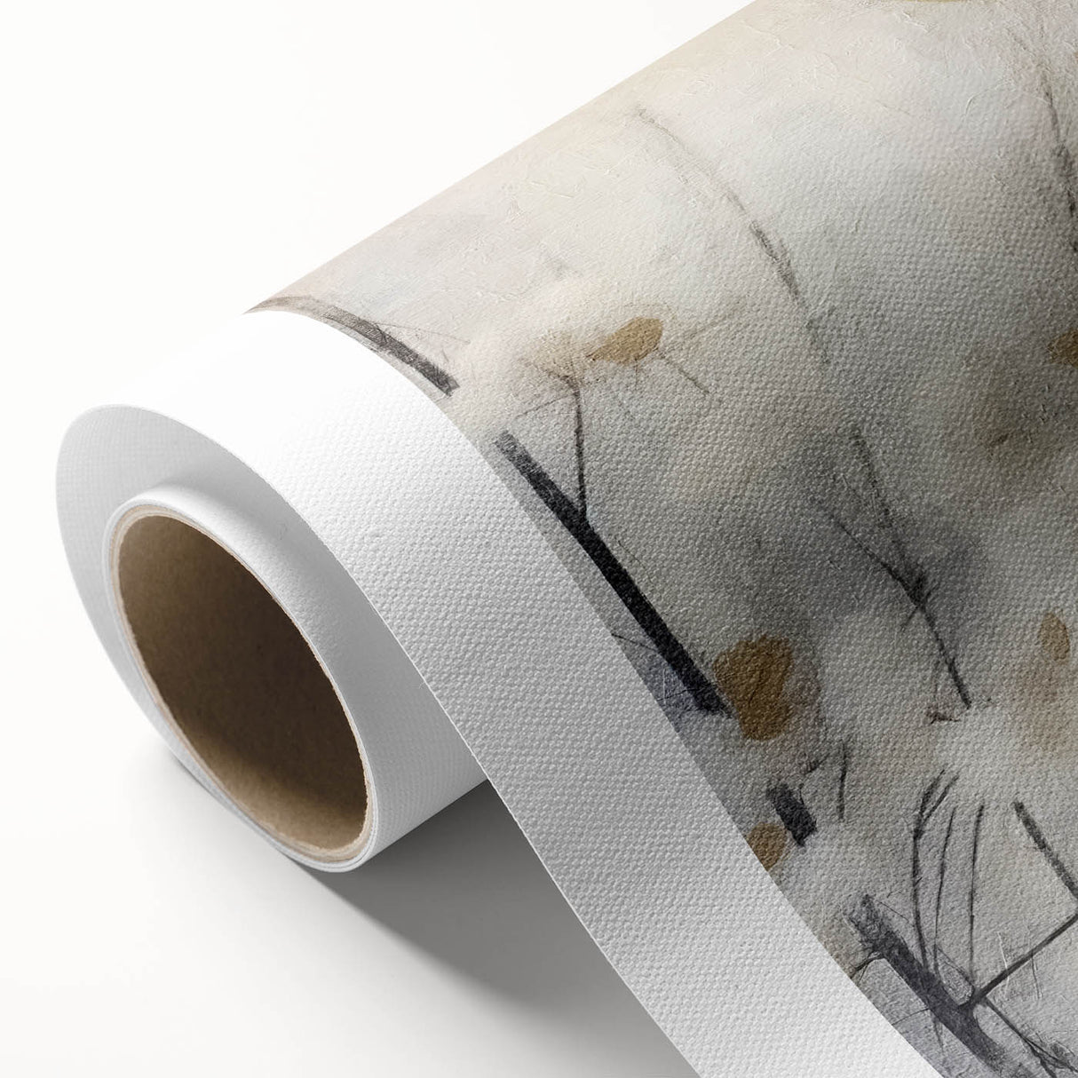 Abstract floral wall art on rolled canvas, showcasing vibrant colors and intricate designs, ideal for modern home decor. Perfect for adding a pop of color to any space.