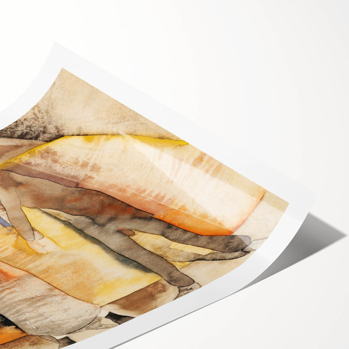 Modern Wall Art – Abstract Contemporary Art Print for Elegant Decor