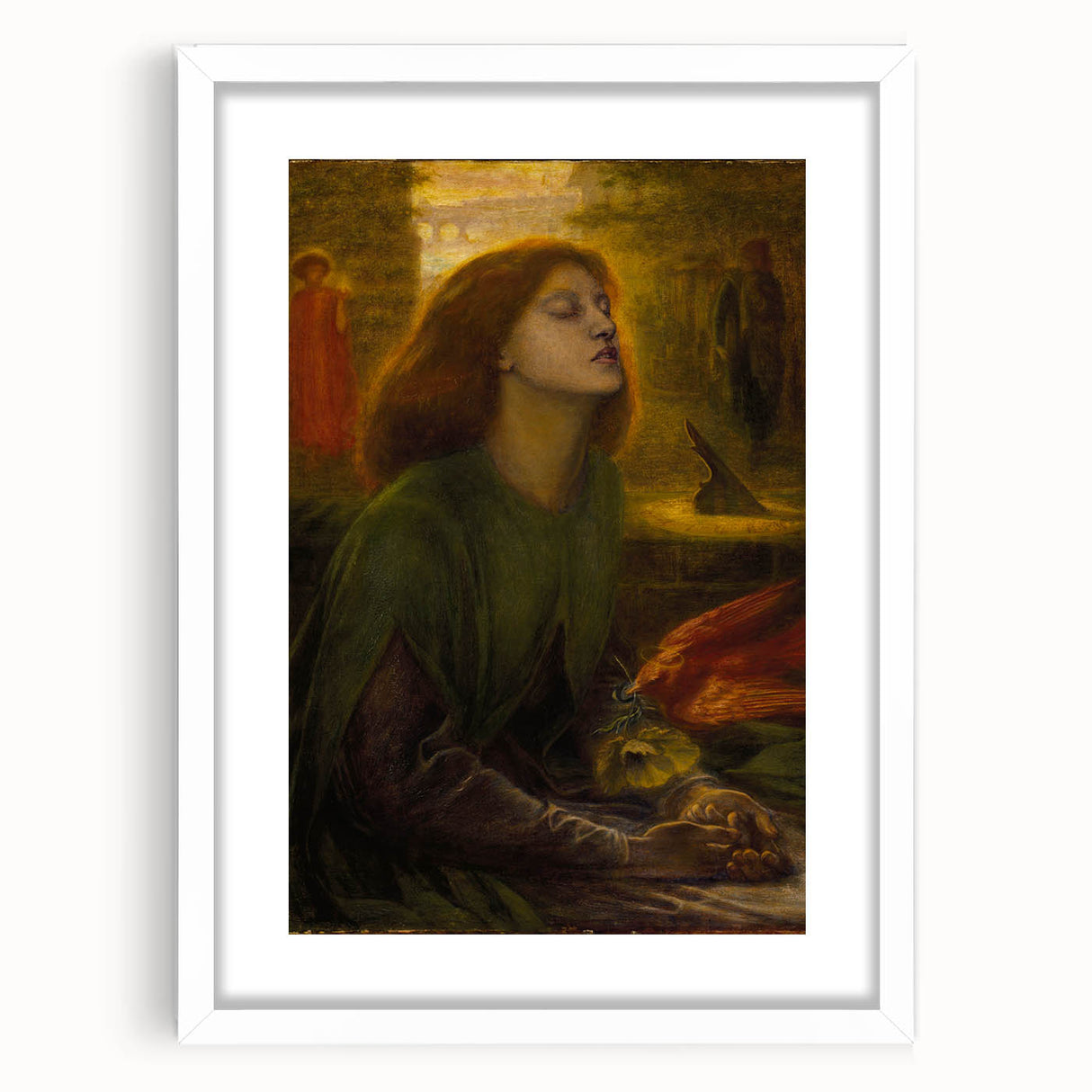 Romanticism Art - Beata Beatrix by Dante Gabriel Rossetti Print