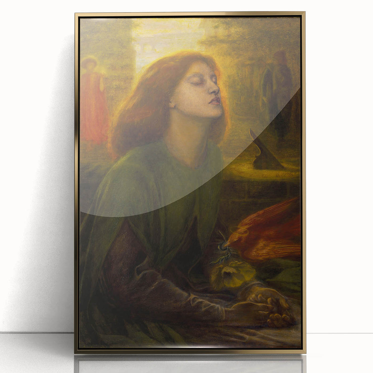 Romanticism Art - Beata Beatrix by Dante Gabriel Rossetti Print
