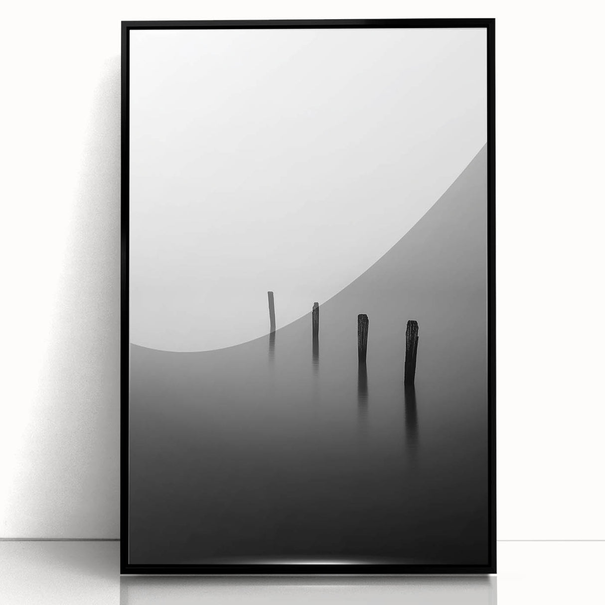 Minimalist Black & White Office Wall Art – Modern Office Decor