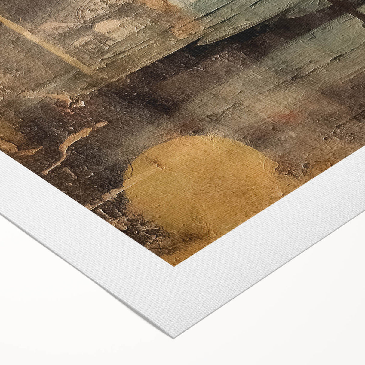 Abstract floral wall art on rolled canvas showcasing vibrant colors and intricate designs, perfect for modern home decor. Ideal for adding a touch of elegance to any space.