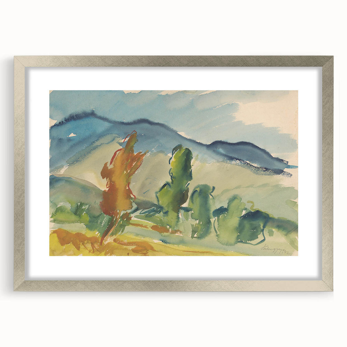 Modern Abstract Wall Art – Contemporary Landscape Art Print