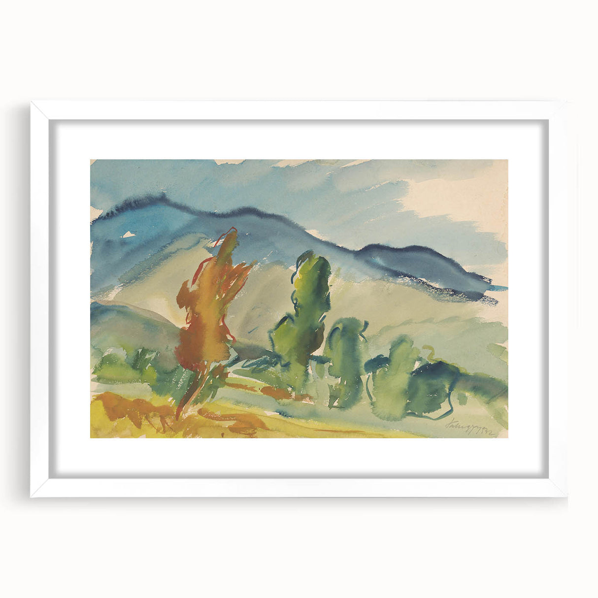 Modern Abstract Wall Art – Contemporary Landscape Art Print