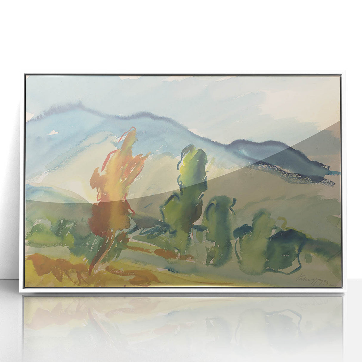 Modern Abstract Wall Art – Contemporary Landscape Art Print