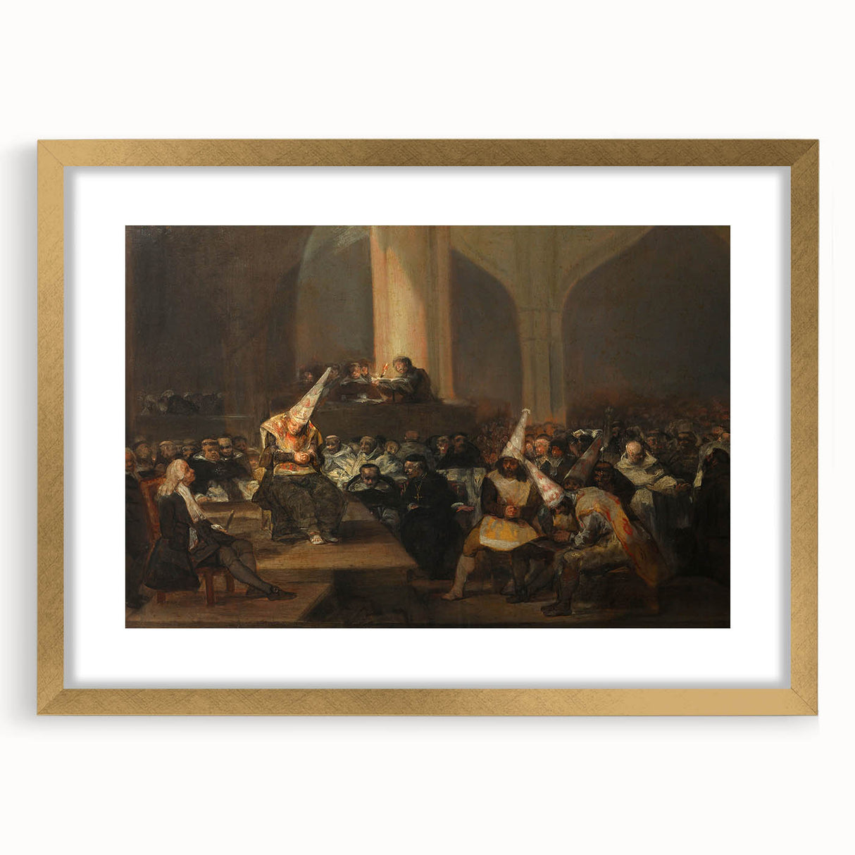 Romanticism Art: "Auto de Fé" by Francisco Goya