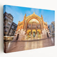 Large canvas print of Valencia scenery in muted earth tones, suitable for kitchen wall art.