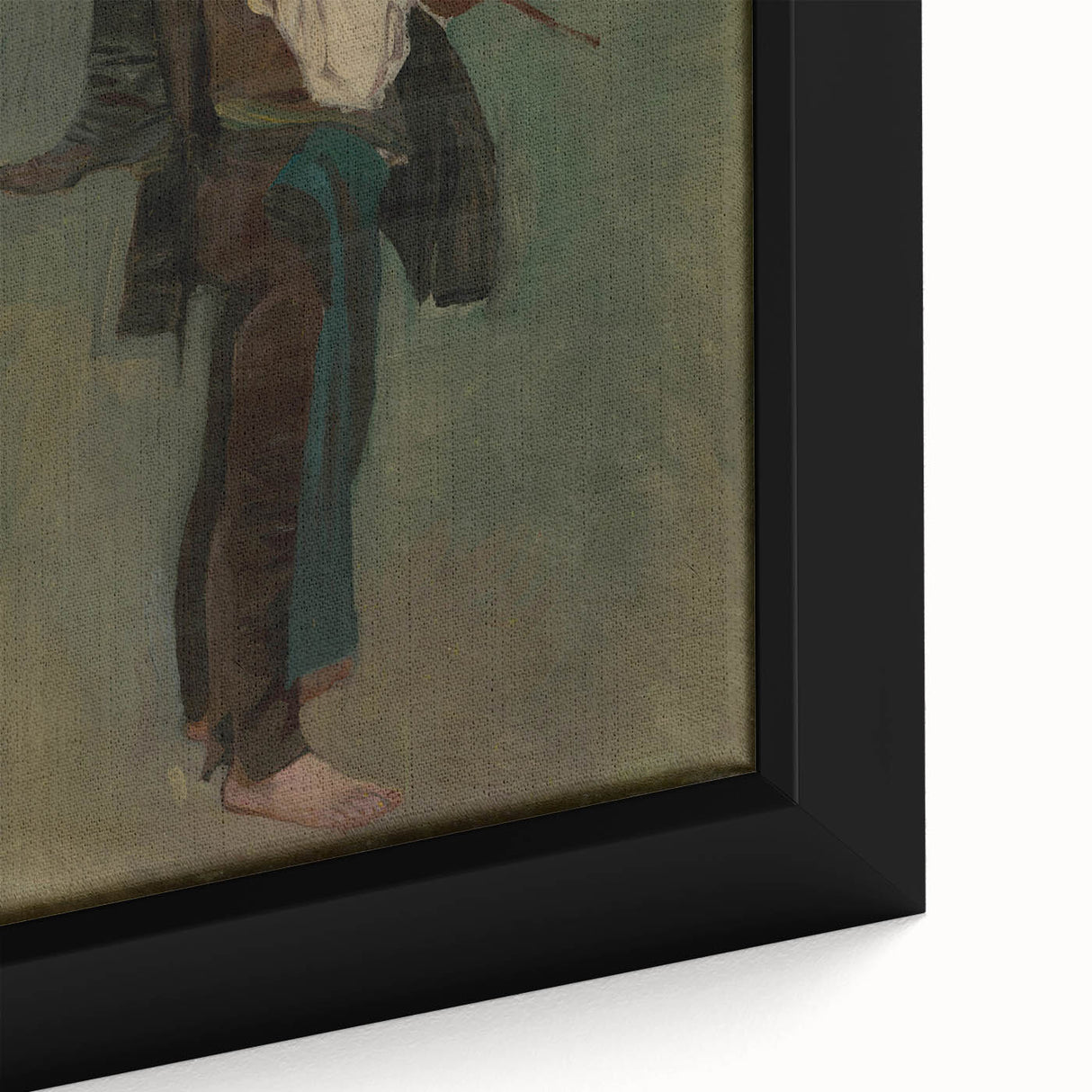 Romanticism Art - Young Man with Pipe by Ladislav Mednyánszky Print