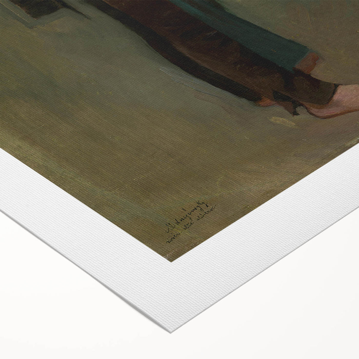 Romanticism Art - Young Man with Pipe by Ladislav Mednyánszky Print