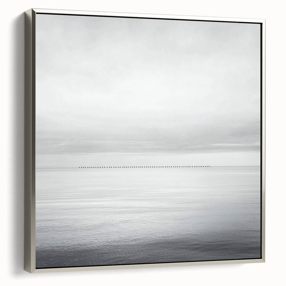 Professional Office Art – Minimalist Black and White Seascape