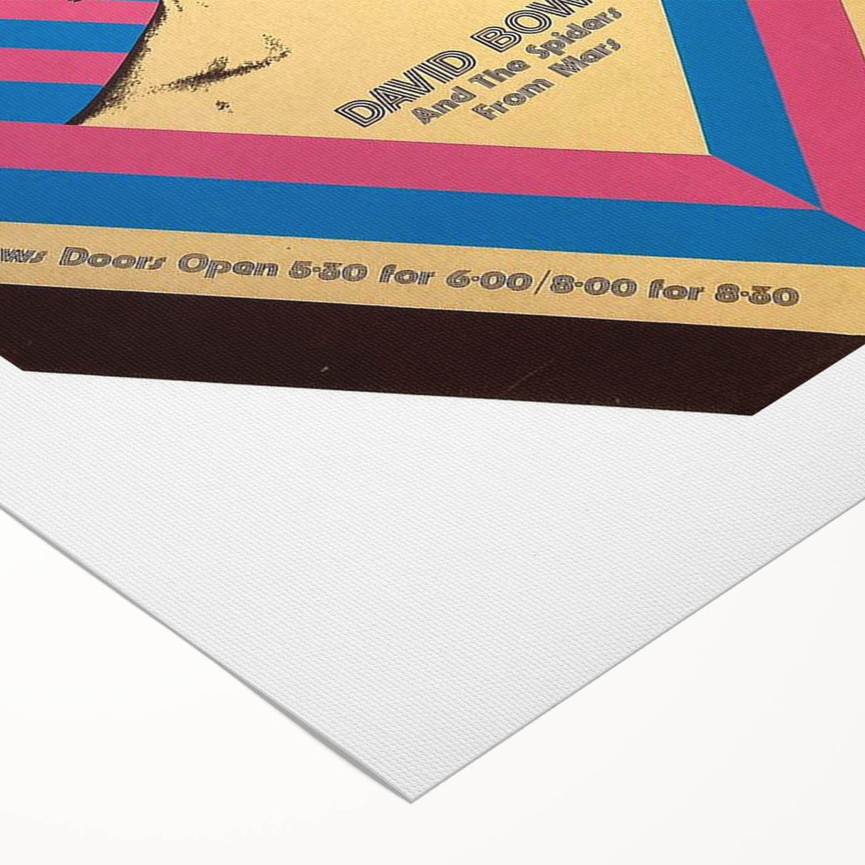 David Bowie Ziggy Stardust Retro Poster - Vintage Concert Art