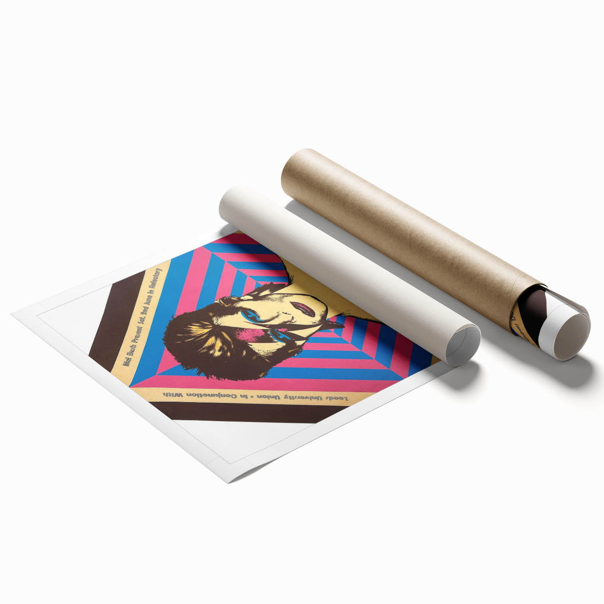 David Bowie Ziggy Stardust Retro Poster - Vintage Concert Art