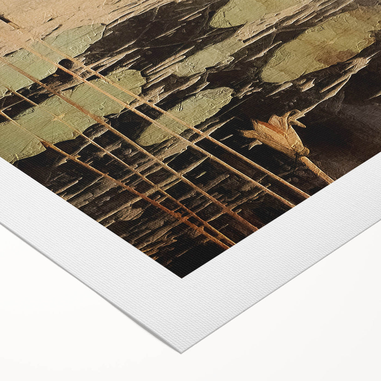 Abstract floral wall art on rolled canvas, showcasing vibrant colors and intricate designs, ideal for modern home decor. Perfect for adding a pop of color to any room.