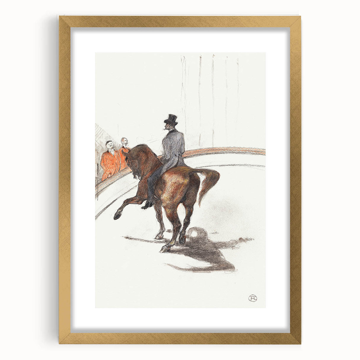 Modern Circus Horse Wall Art - Abstract Contemporary Art Prints