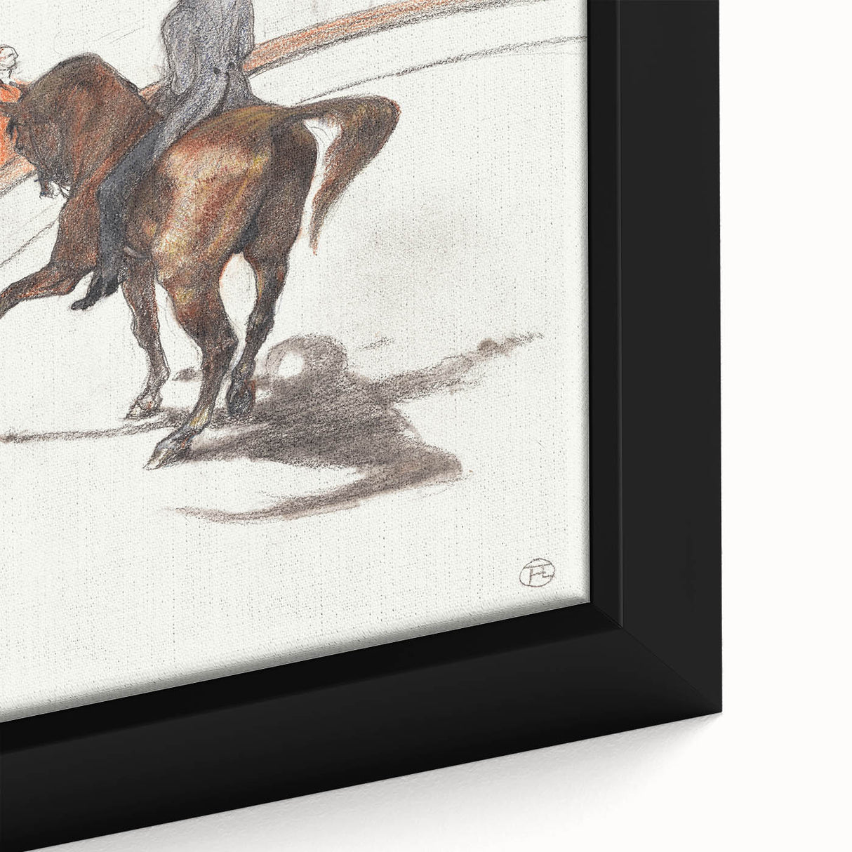 Modern Circus Horse Wall Art - Abstract Contemporary Art Prints