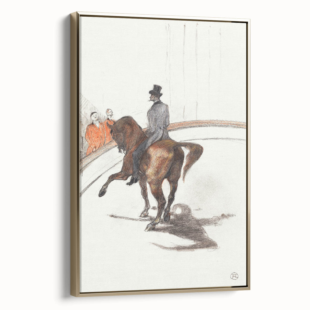 Modern Circus Horse Wall Art - Abstract Contemporary Art Prints