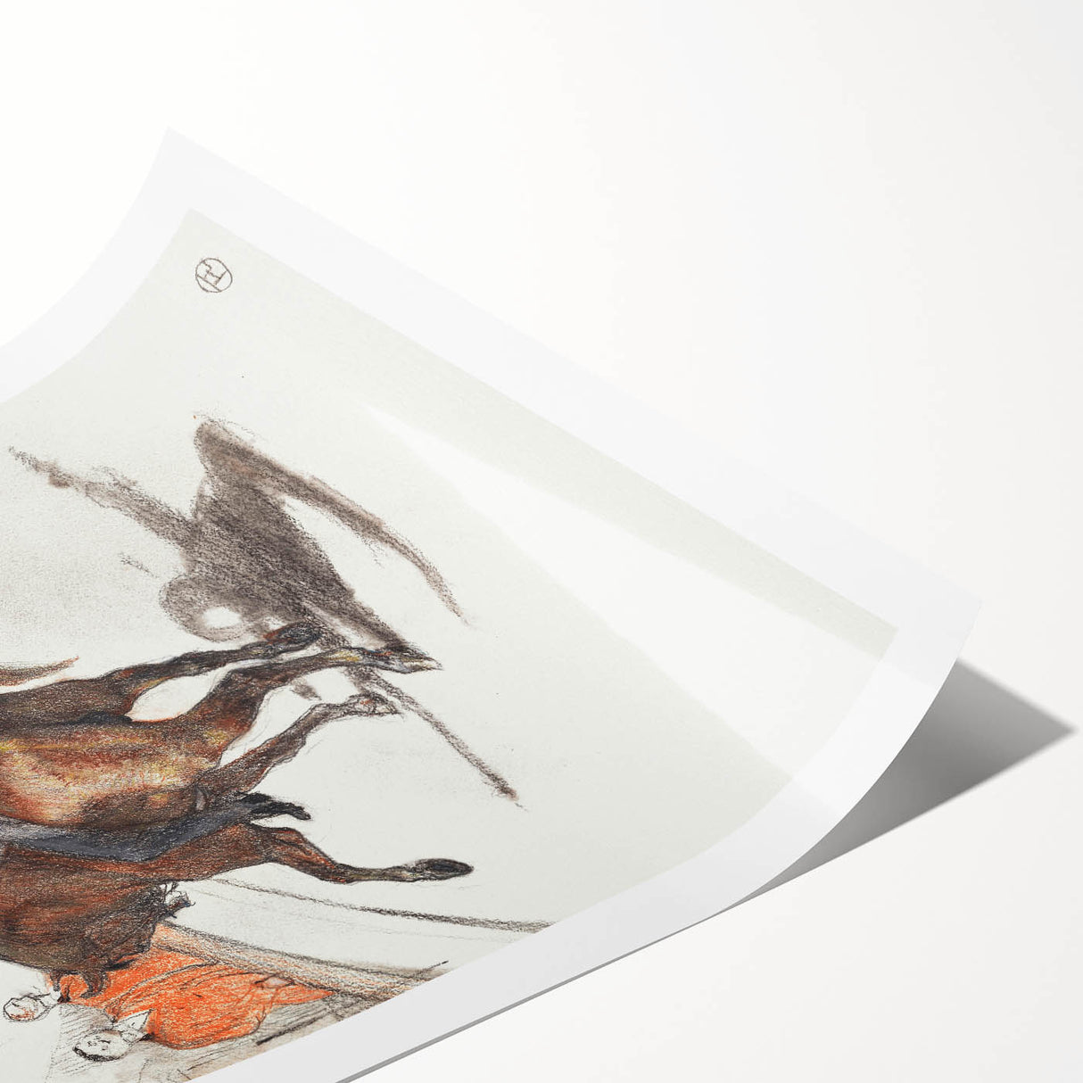 Modern Circus Horse Wall Art - Abstract Contemporary Art Prints