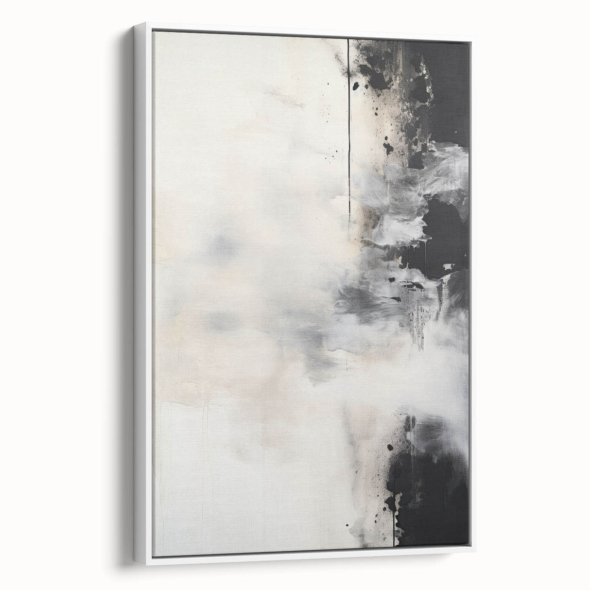 Framed Dining Room Prints – Black and White Abstract Wall Art