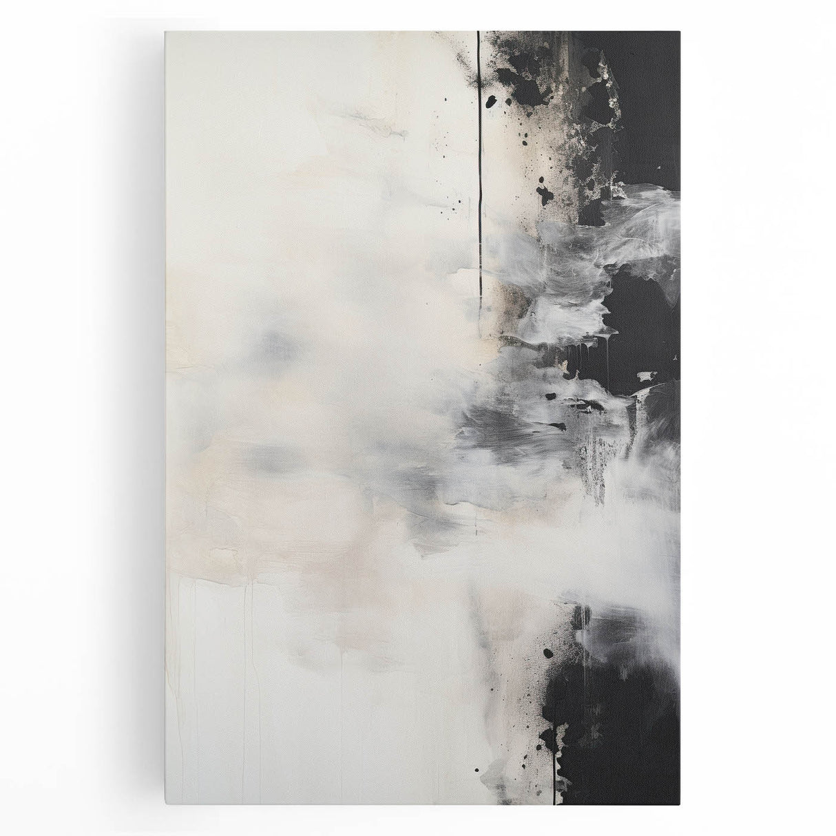 Framed Dining Room Prints – Black and White Abstract Wall Art