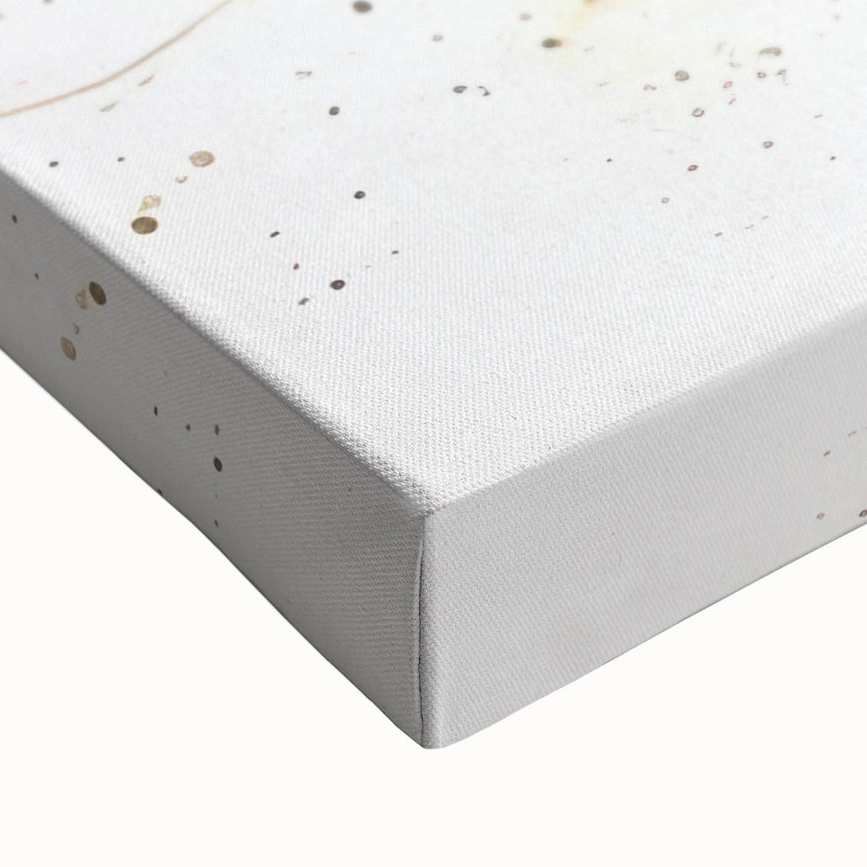 Close-up of vibrant abstract floral wall art design on stretched canvas, showcasing intricate brushstrokes in soft pastels and bold colors, perfect for modern decor.