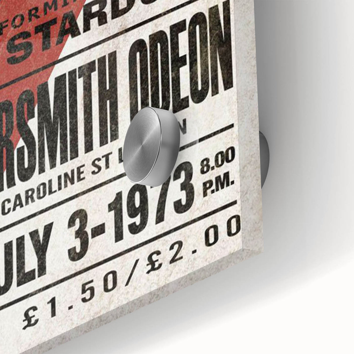 David Bowie Ziggy Stardust Retro Poster - Vintage Concert Art