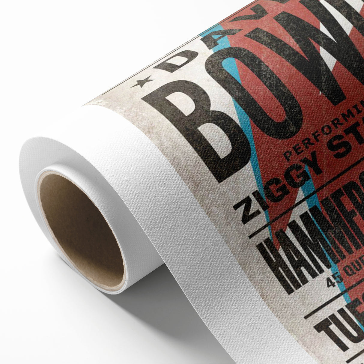 David Bowie Ziggy Stardust Retro Poster - Vintage Concert Art