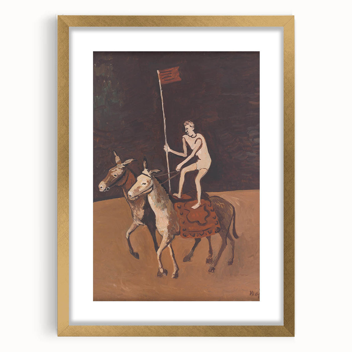 Modern Circus Performer Wall Art - Abstract Contemporary Prints