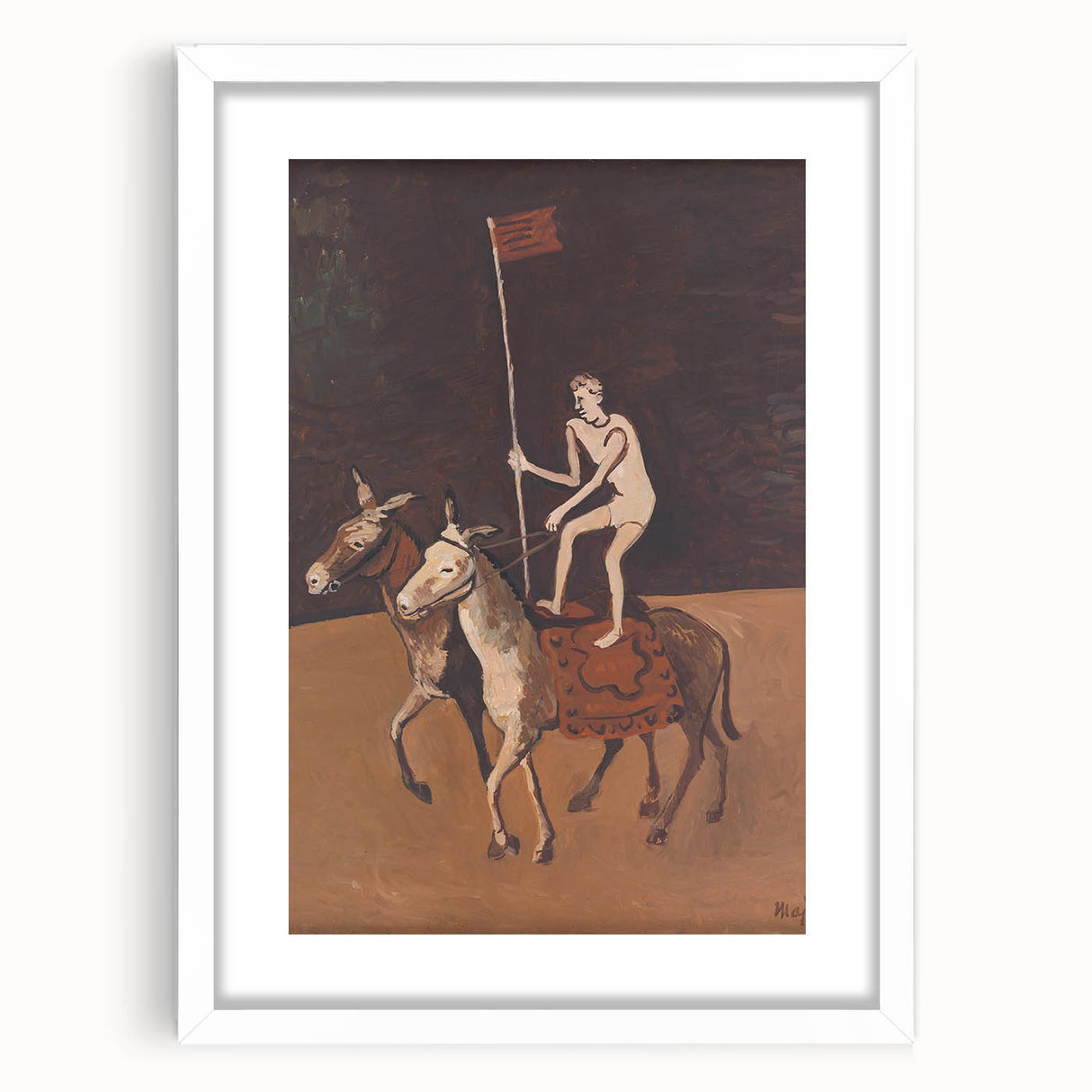 Modern Circus Performer Wall Art - Abstract Contemporary Prints