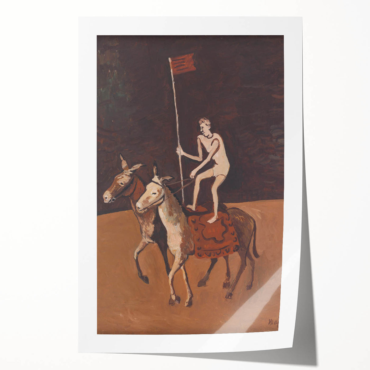 Modern Circus Performer Wall Art - Abstract Contemporary Prints