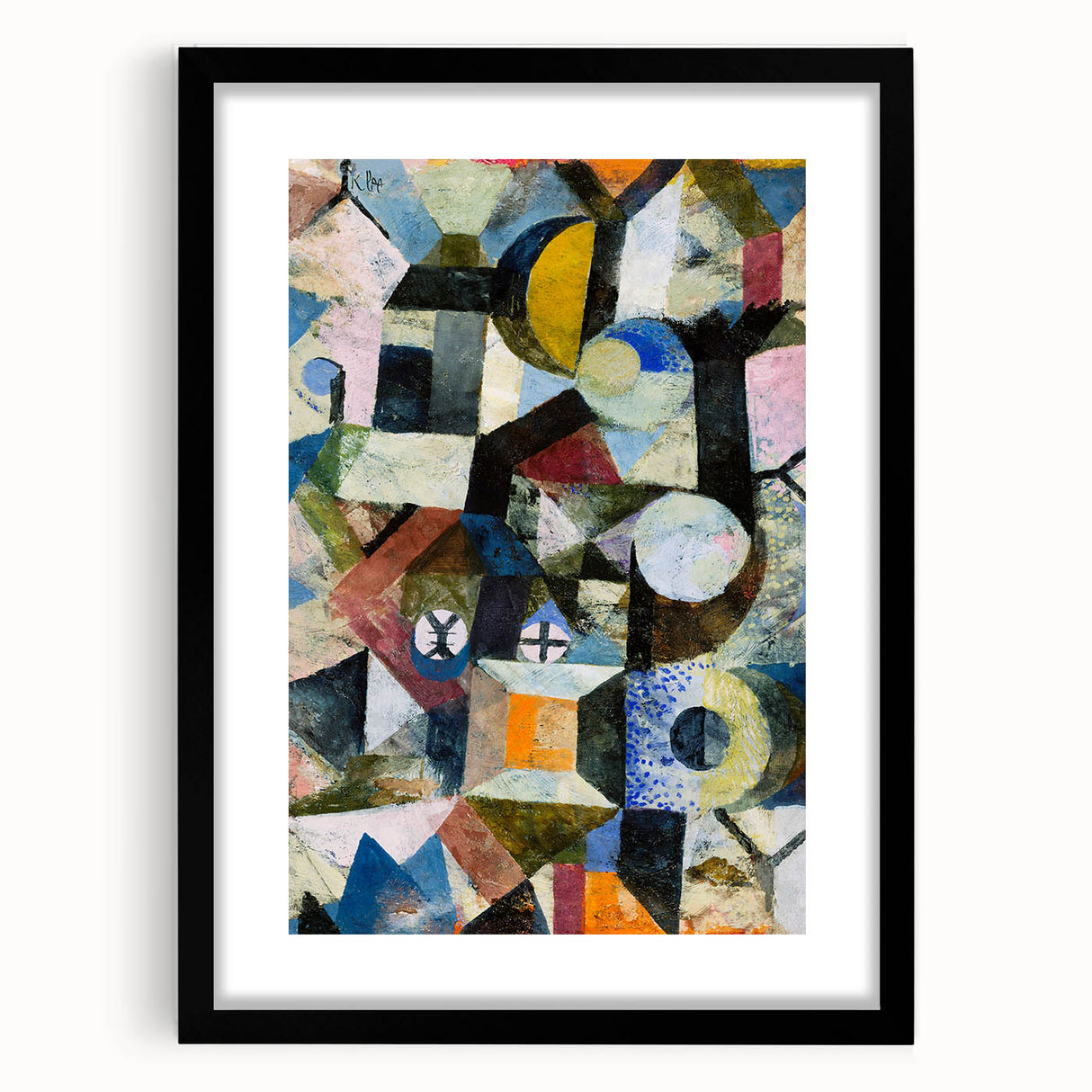 Abstract Geometric Wall Art - Modern Colorful Art Prints
