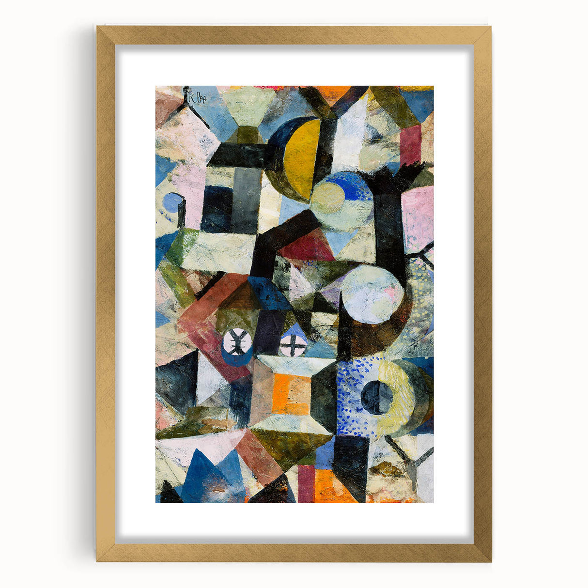 Abstract Geometric Wall Art - Modern Colorful Art Prints