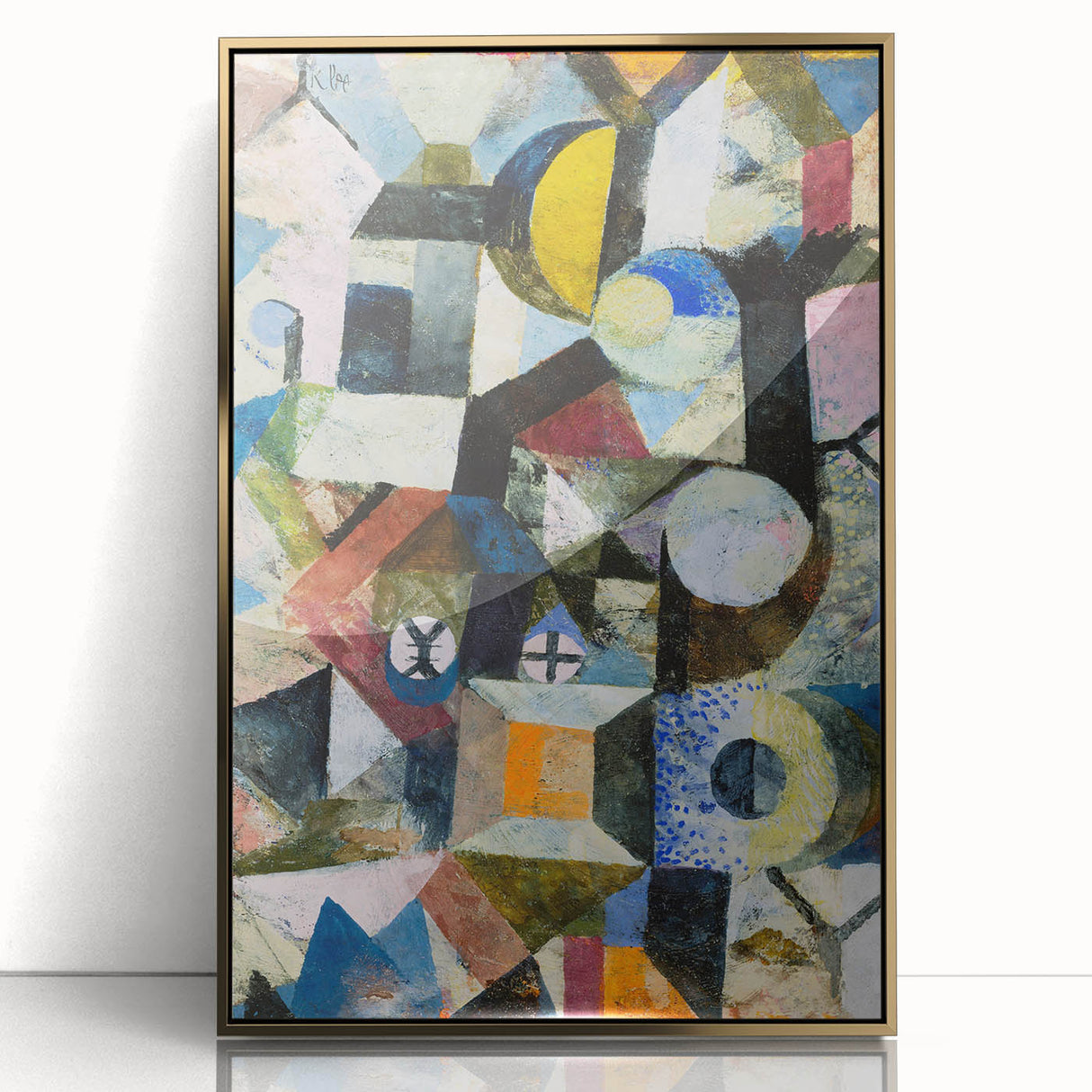 Abstract Geometric Wall Art - Modern Colorful Art Prints