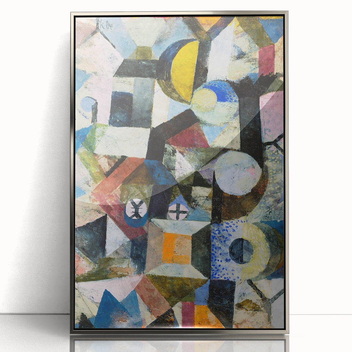 Abstract Geometric Wall Art - Modern Colorful Art Prints