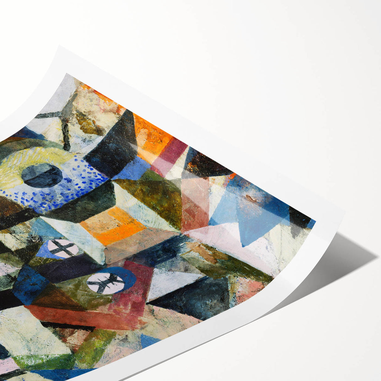 Abstract Geometric Wall Art - Modern Colorful Art Prints