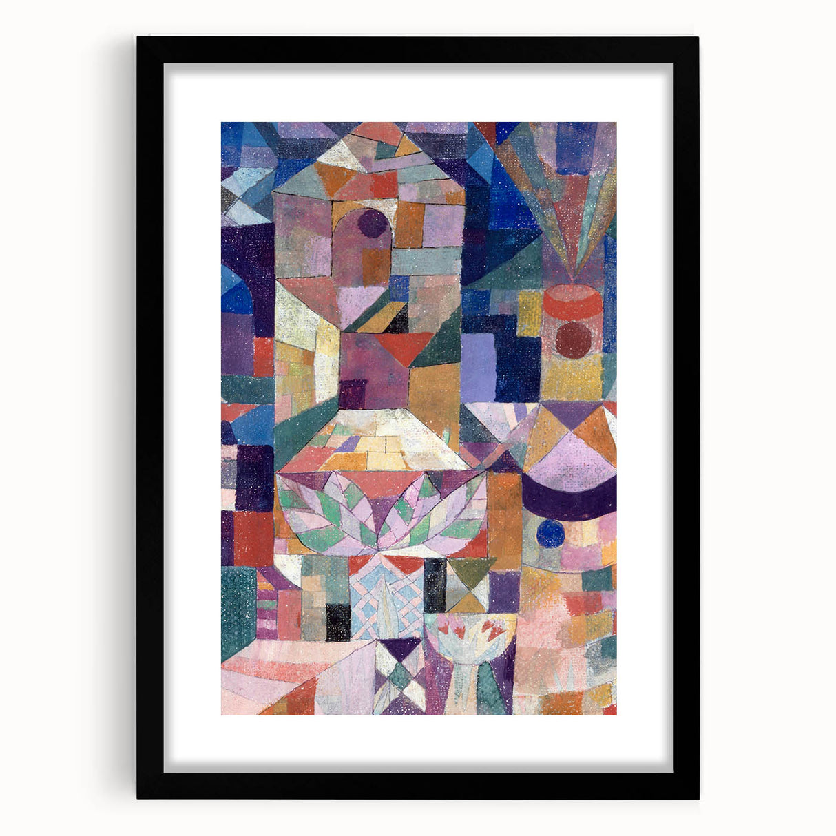 Abstract Burggarten Wall Art - Colorful Modern Art Prints