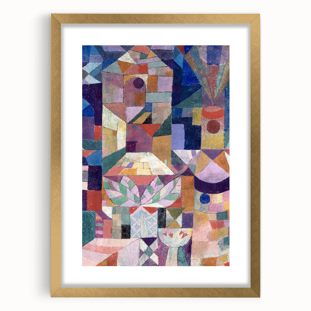 Abstract Burggarten Wall Art - Colorful Modern Art Prints
