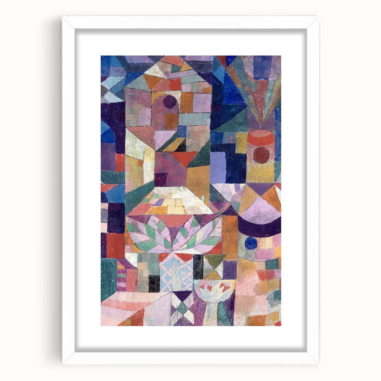 Abstract Burggarten Wall Art - Colorful Modern Art Prints
