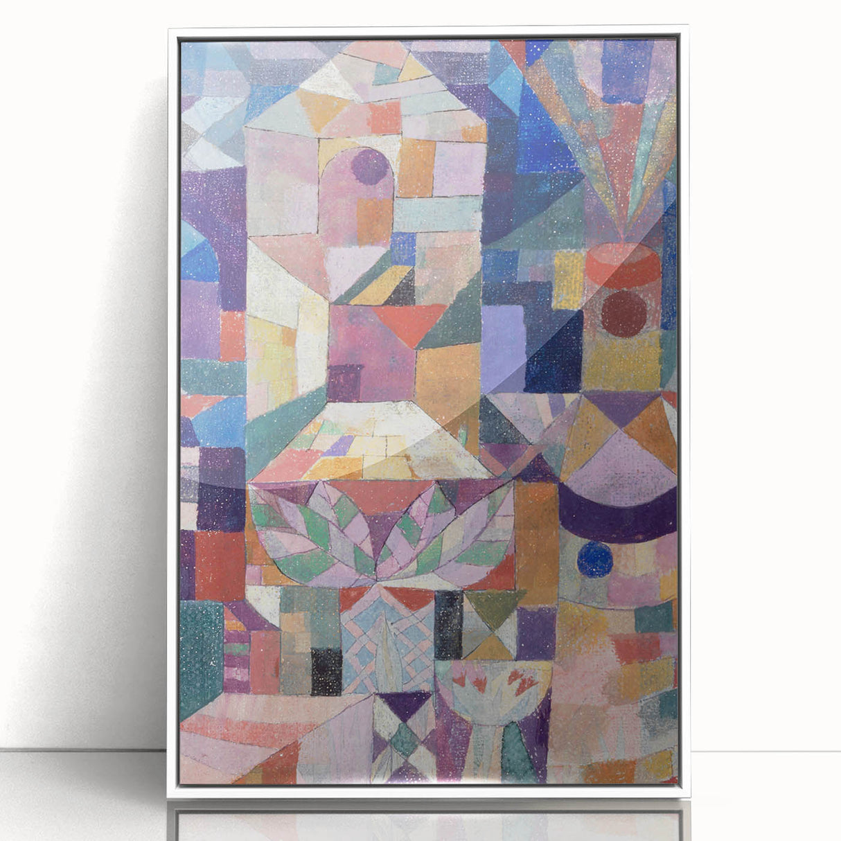 Abstract Burggarten Wall Art - Colorful Modern Art Prints