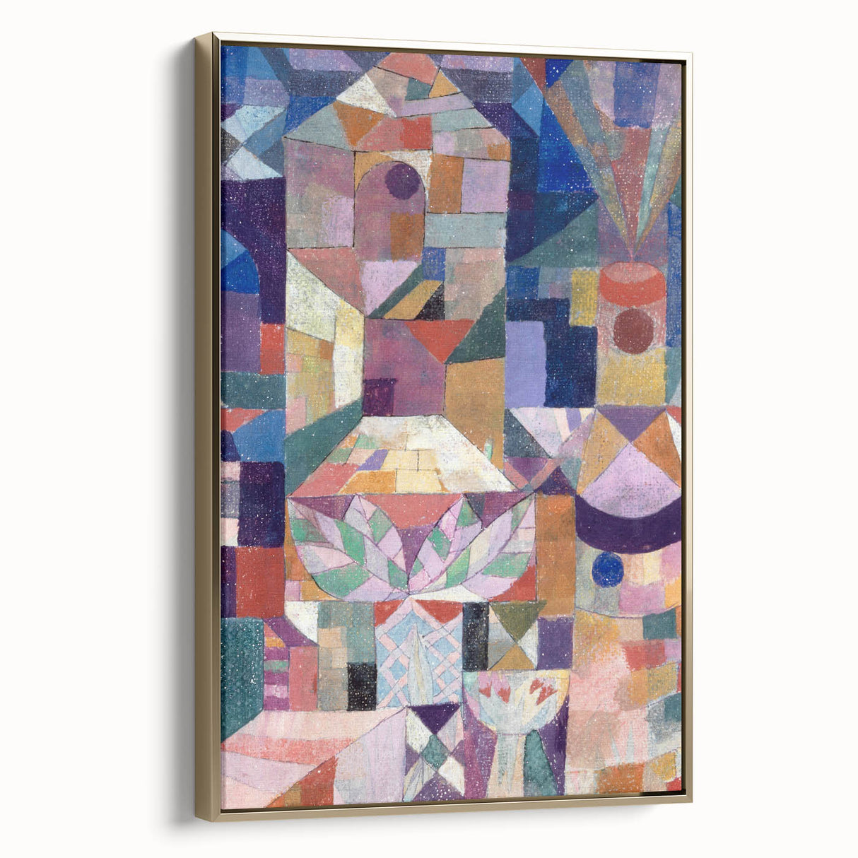 Abstract Burggarten Wall Art - Colorful Modern Art Prints