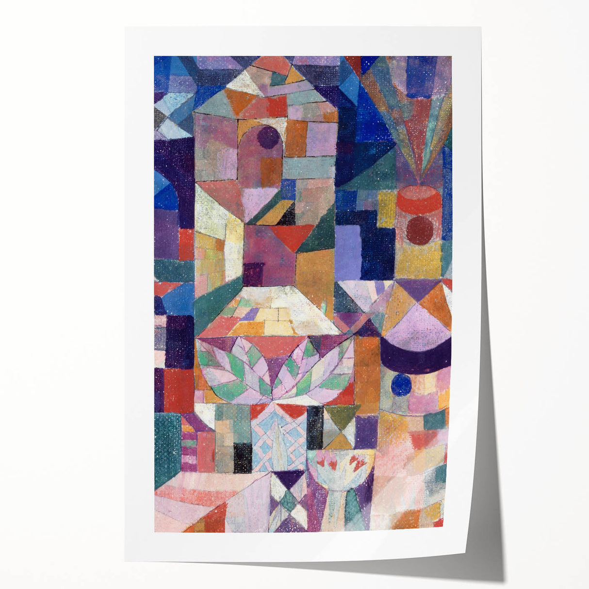 Abstract Burggarten Wall Art - Colorful Modern Art Prints