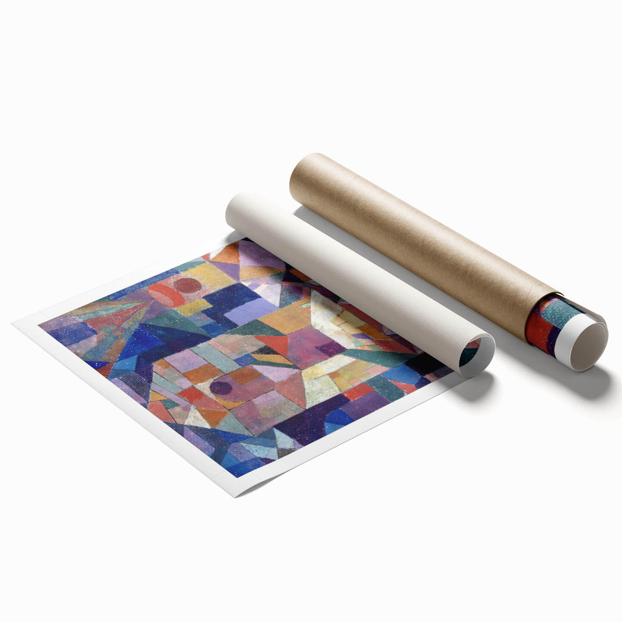 Abstract Burggarten Wall Art - Colorful Modern Art Prints