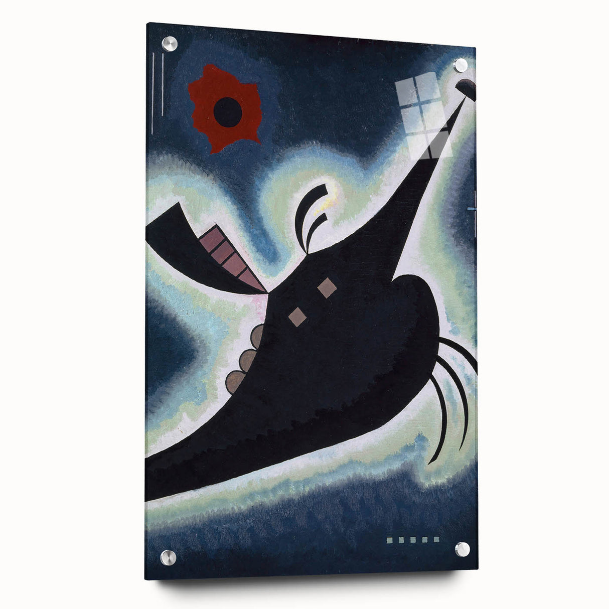 Abstract Modern Black Geometry Art - Wassily Kandinsky Prints