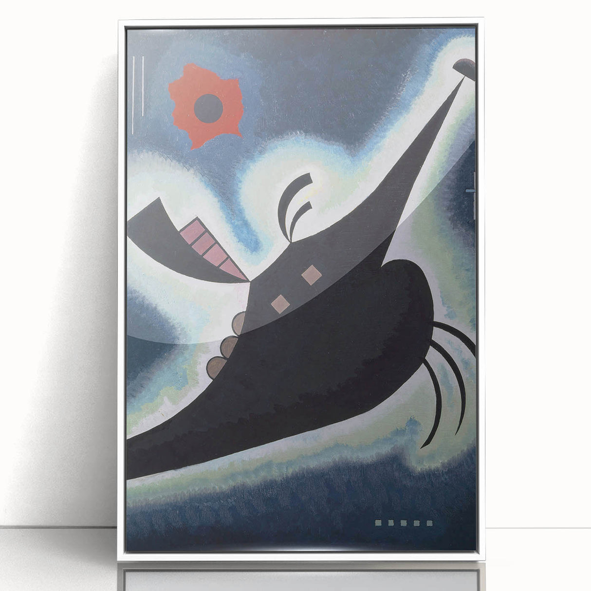 Abstract Modern Black Geometry Art - Wassily Kandinsky Prints